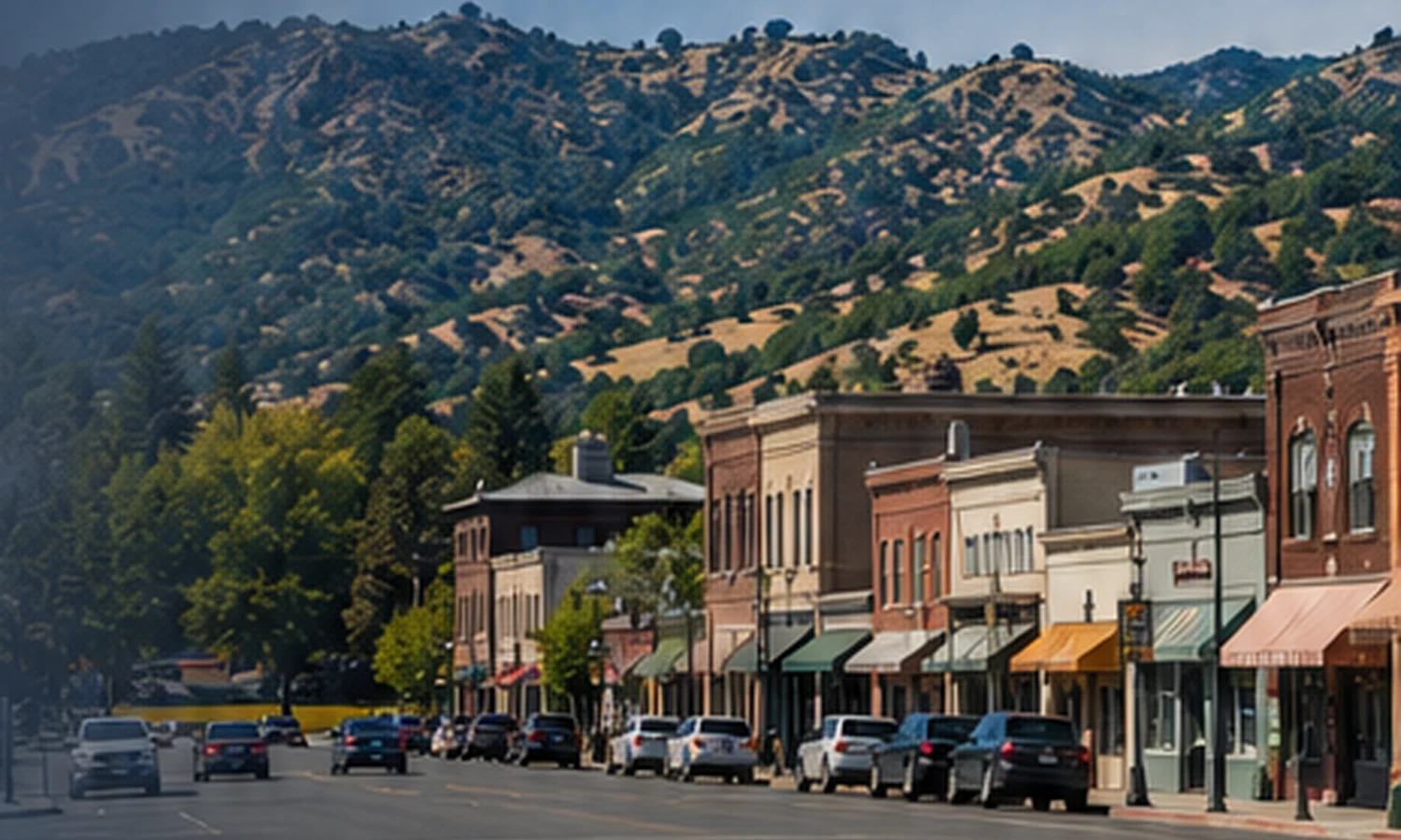 Amador County town scene